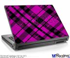 Laptop Skin (Small) - Pink Plaid