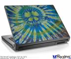 Laptop Skin (Small) - Tie Dye Peace Sign Swirl