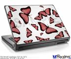 Laptop Skin (Small) - Butterflies Pink