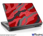 Laptop Skin (Small) - Camouflage Red