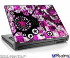 Laptop Skin (Small) - Pink Star Splatter