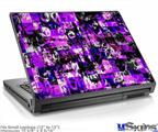 Laptop Skin (Small) - Purple Graffiti