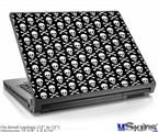 Laptop Skin (Small) - Skull Crossbones Pattern