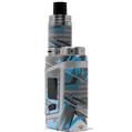 Skin Decal Wrap for Smok AL85 Alien Baby Baja 0032 Blue Medium VAPE NOT INCLUDED