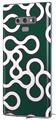 Decal style Skin Wrap compatible with Samsung Galaxy Note 9 Locknodes 03 Hunter Green