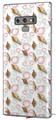 Decal style Skin Wrap compatible with Samsung Galaxy Note 9 Sea Shells 02 White