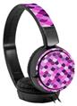 Decal style Skin Wrap for Sony MDR ZX110 Headphones Scales Pink Purple (HEADPHONES NOT INCLUDED)
