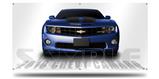 2010 Camaro Blue Garage Decor Shop Banner 36"x72"