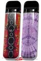 Skin Decal Wrap 2 Pack for Smok Novo v1 Tie Dye Spine 100 VAPE NOT INCLUDED