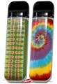 Skin Decal Wrap 2 Pack for Smok Novo v1 Tie Dye Spine 101 VAPE NOT INCLUDED