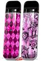 Skin Decal Wrap 2 Pack for Smok Novo v1 Pink Diamond VAPE NOT INCLUDED