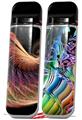 Skin Decal Wrap 2 Pack for Smok Novo v1 Anemone VAPE NOT INCLUDED