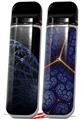 Skin Decal Wrap 2 Pack for Smok Novo v1 Blue Fern VAPE NOT INCLUDED