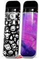 Skin Decal Wrap 2 Pack for Smok Novo v1 Monsters VAPE NOT INCLUDED