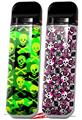 Skin Decal Wrap 2 Pack for Smok Novo v1 Skull Camouflage VAPE NOT INCLUDED