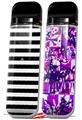 Skin Decal Wrap 2 Pack for Smok Novo v1 Stripes VAPE NOT INCLUDED