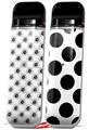 Skin Decal Wrap 2 Pack for Smok Novo v1 Kearas Daisies Black on White VAPE NOT INCLUDED