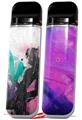 Skin Decal Wrap 2 Pack for Smok Novo v1 Graffiti Grunge VAPE NOT INCLUDED