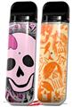 Skin Decal Wrap 2 Pack for Smok Novo v1 Pink Skull VAPE NOT INCLUDED