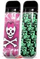 Skin Decal Wrap 2 Pack for Smok Novo v1 Princess Skull VAPE NOT INCLUDED