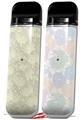 Skin Decal Wrap 2 Pack for Smok Novo v1 Flowers Pattern 11 VAPE NOT INCLUDED