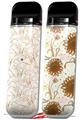 Skin Decal Wrap 2 Pack for Smok Novo v1 Flowers Pattern 17 VAPE NOT INCLUDED