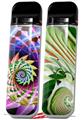 Skin Decal Wrap 2 Pack for Smok Novo v1 Harlequin Snail VAPE NOT INCLUDED