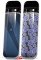 Skin Decal Wrap 2 Pack for Smok Novo v1 VintageID 25 Blue VAPE NOT INCLUDED