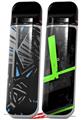 Skin Decal Wrap 2 Pack for Smok Novo v1 Baja 0023 Blue Medium VAPE NOT INCLUDED