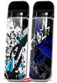 Skin Decal Wrap 2 Pack for Smok Novo v1 Baja 0018 Blue Medium VAPE NOT INCLUDED