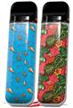 Skin Decal Wrap 2 Pack for Smok Novo v1 Sea Shells 02 Blue Medium VAPE NOT INCLUDED