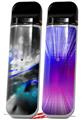 Skin Decal Wrap 2 Pack for Smok Novo v1 ZaZa Blue VAPE NOT INCLUDED