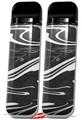 Skin Decal Wrap 2 Pack for Smok Novo v1 Black Marble VAPE NOT INCLUDED