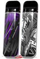 Skin Decal Wrap 2 Pack for Smok Novo v1 Baja 0014 Purple VAPE NOT INCLUDED