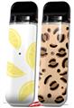 Skin Decal Wrap 2 Pack for Smok Novo v1 Lemons VAPE NOT INCLUDED