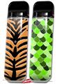 Skin Decal Wrap 2 Pack for Smok Novo v1 Tiger VAPE NOT INCLUDED