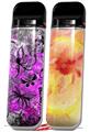 Skin Decal Wrap 2 Pack for Smok Novo v1 Butterfly Graffiti VAPE NOT INCLUDED