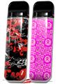 Skin Decal Wrap 2 Pack for Smok Novo v1 Emo Graffiti VAPE NOT INCLUDED