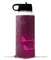 Skin Wrap Decal compatible with Hydro Flask Wide Mouth Bottle 32oz Bokeh Music Hot Pink (BOTTLE NOT INCLUDED)