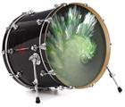 Vinyl Decal Skin Wrap for 22" Bass Kick Drum Head Wave - DRUM HEAD NOT INCLUDED