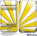 iPod Touch 2G & 3G Skin - Rising Sun Japanese Yellow