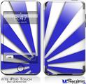 iPod Touch 2G & 3G Skin - Rising Sun Japanese Blue