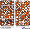 iPod Touch 2G & 3G Skin - Locknodes 03 Burnt Orange