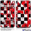 iPod Touch 2G & 3G Skin - Checkerboard Splatter