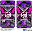 iPod Touch 2G & 3G Skin - Butterfly Skull