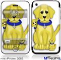 iPhone 3GS Skin - Puppy Dogs on White