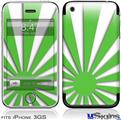 iPhone 3GS Skin - Rising Sun Japanese Green