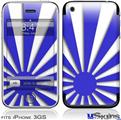 iPhone 3GS Skin - Rising Sun Japanese Blue