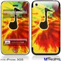 iPhone 3GS Skin - Tie Dye Music Note 100