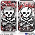 iPhone 3GS Skin - Skull Splatter